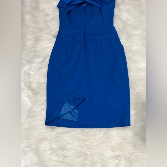Reiss Harmony Royal Blue Sleeveless Cocktail Dress with Pockets Sz 4 - Picture 5 of 12